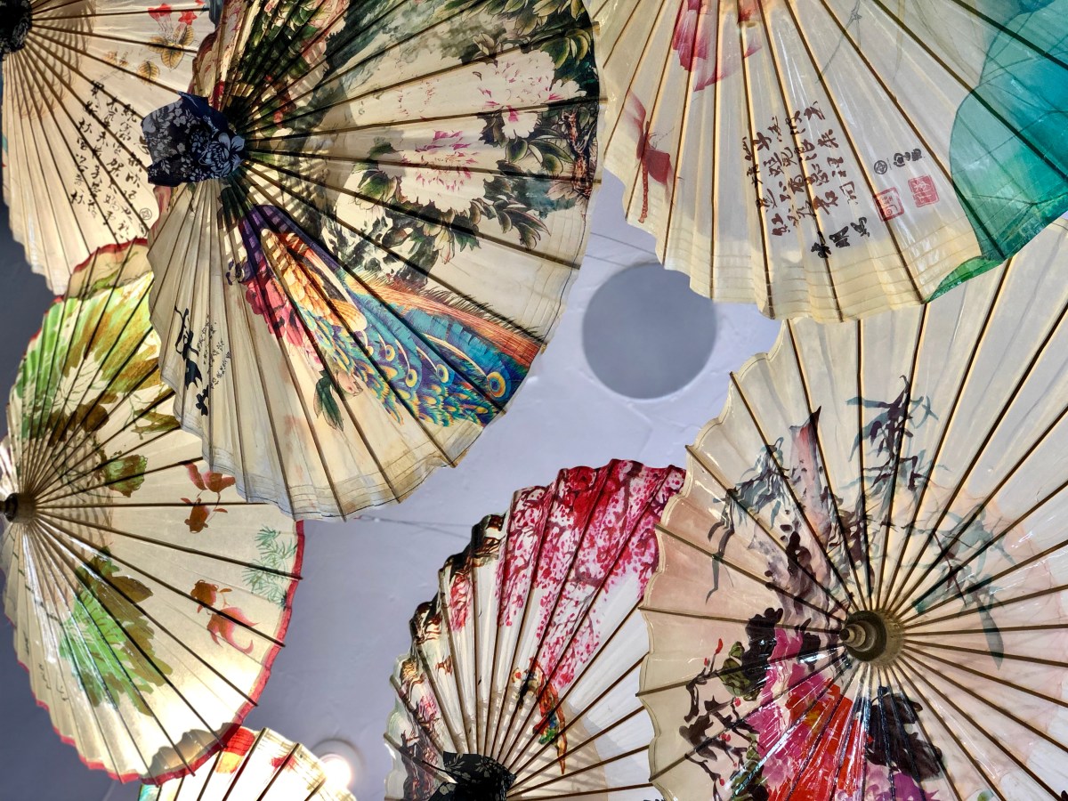 Umbrellas at Lin Asian Bar + Dim Sum Restaurant